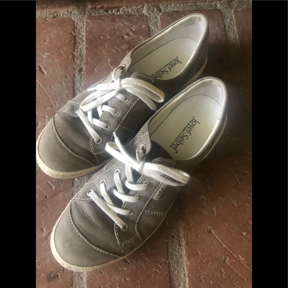 Josef Seibel Casiano sneakers grey leather 38
